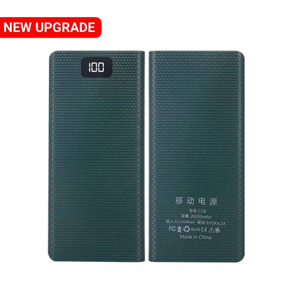DIY 8*18650 Battery Power Bank Case Charge Storage Box 5V Dual USB Type C Battery Holder Box PD QC3.0 Fast Charge For SmartPhone