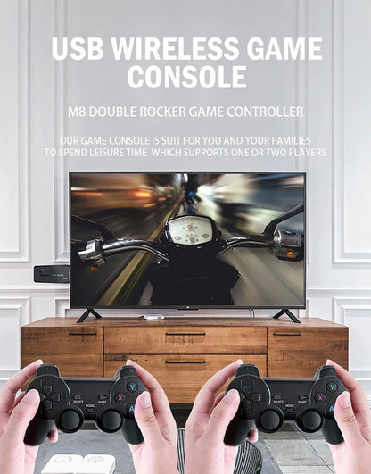 Retro TV Game Stick with 2 Wireless Controllers