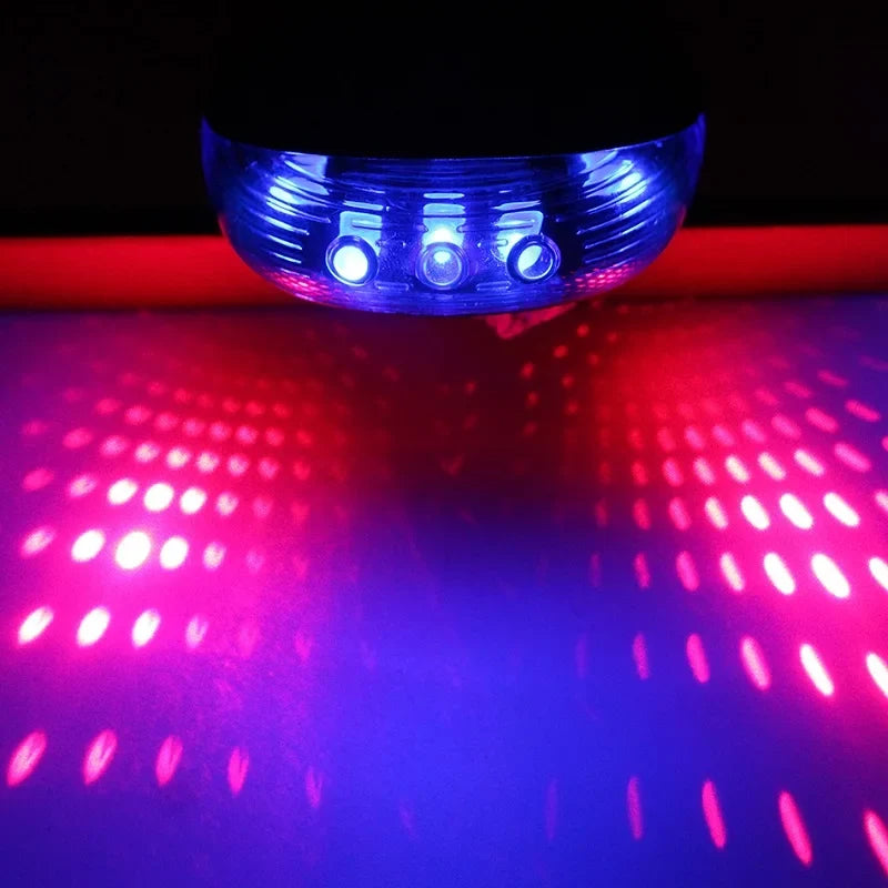 Bicycle Bike LED Lights  2 Lasers 5 LED Waterproof Cycling Taillight Safety Warning Taillight MTB Bike Rear Tail Lights