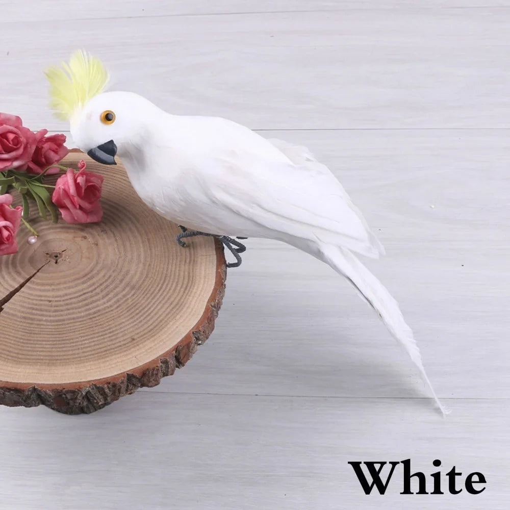Decorative Feather Parrot Ornament – 25 cm or 35 cm