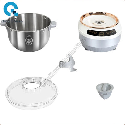 Dough Mixer Intelligent Large Capacity Stainless Steel Multifunctional Electric Dough Kneading Awakening Machine Dough Mixer