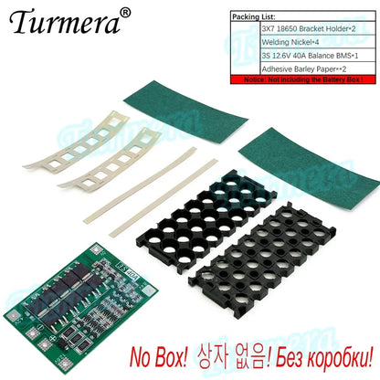 18650 Battery Box Holder 40A BMS with Voltage Capacity Displayer Rechargeable USB Power Bank Battery case Mobile Phone Charger