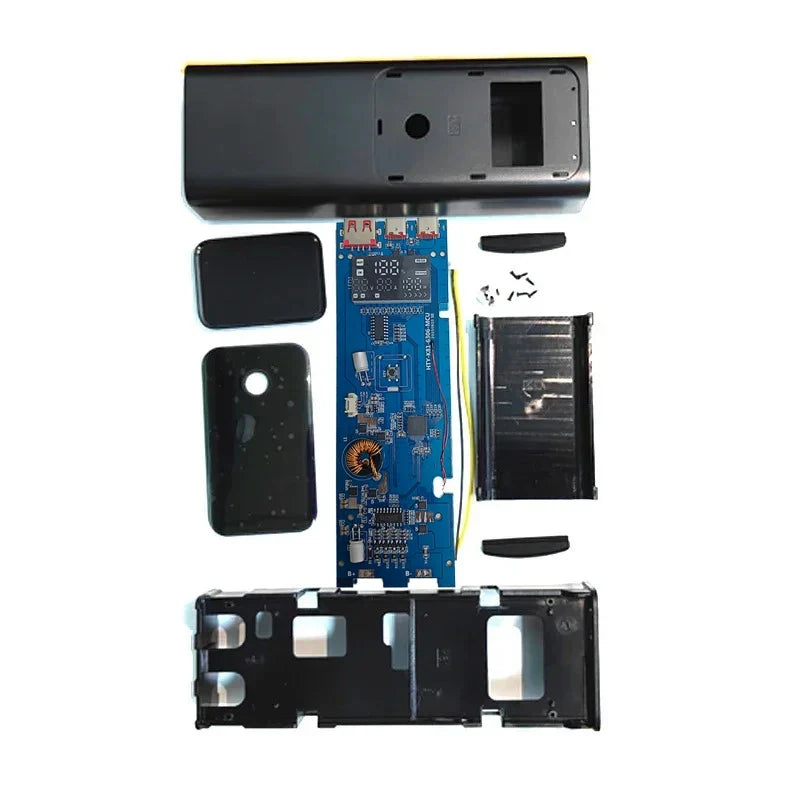 PD100W DIY Battery Charger Case Fast Charging for 4PCS 21700 Polymer 20000mA Battery Power Bank Box for Macbook Need Welding
