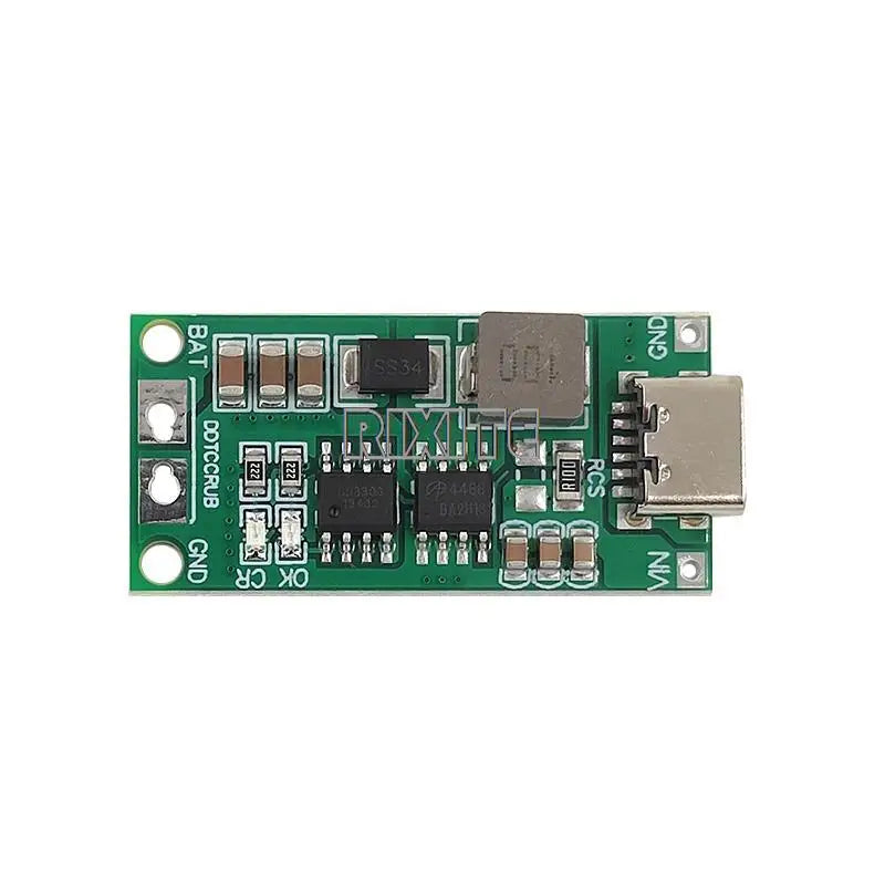 Type C BMS 2S 3S 4S 1A 2A 4A 18650 Lithium Battery Charger Board USB C Step-up Boost Module For Li-Po Polymer Power Bank