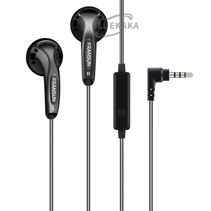 9D Heavy Bass Gaming Headphones 3.5mm HIFI Music Wired Earbud 15.4mm Dynamic HD Microphone Earphone For Gaming Meeting Vido EB2S