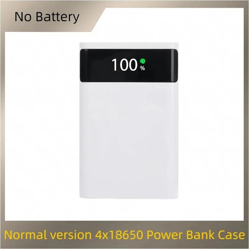 No batteries 18650 Battery DIY Power Bank Case Charge Storage Box 5V Dual USB Type C Holder PD QC3.0 Quick Charge For SmartPhone