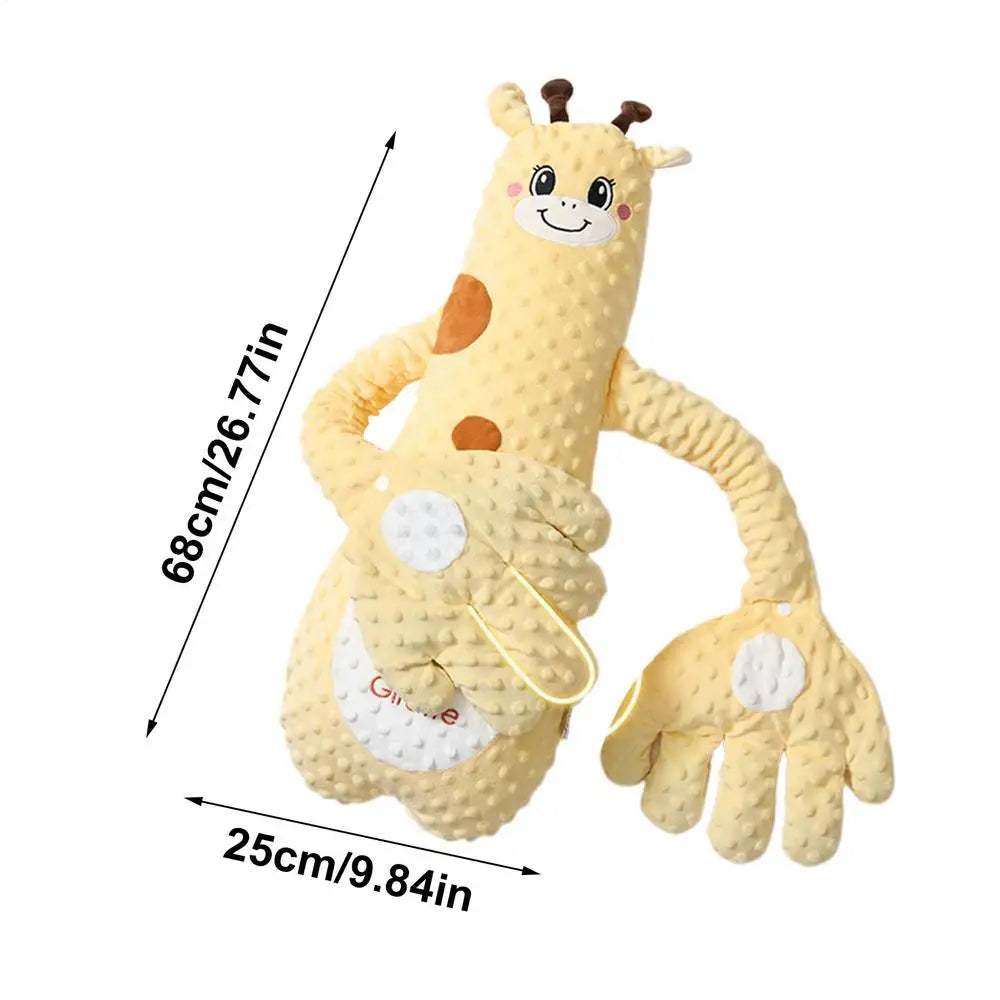 Baby Sleeping Patting Doll with Soothing Palm Remote 3 Adjustable Electric Baby Hand Pillow Soothing Palm Patting for Toddler