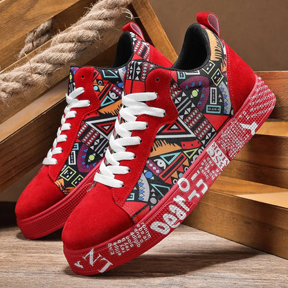 Breathable Sports Shoes, Skateboard Shoes, Men's Heart and Music