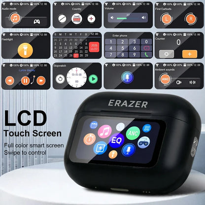 Choice ERAZER Airs Pro Wireless Bluetooth Earphones Touch Screen Headphones HiFi Stereo Sound Earbuds Gaming Headsets HD Call