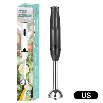 New Electric Blender EU/US/UK Plug Stirring Rod Mixer Stainless Steel Stick Hand Blender Food Grade for Baby Food Baking Kitchen