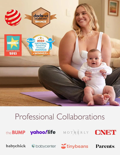 Momcozy Hands-Free Breast Pump S9 Pro, Wearable Double Breast Pump, Longer Battery Life, LED Display, Electric, 2 Modes & 9 Leve