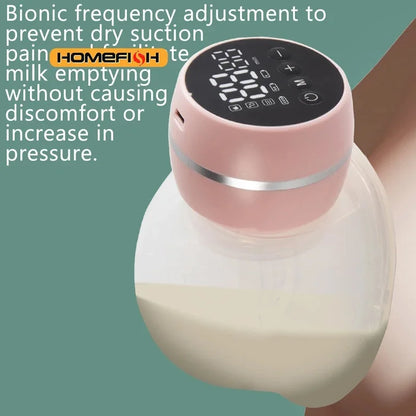 Wearable Breast Pump, Hands Free Electric Pump, Double Automatic Breast Pump, Pain Free Lactation Pump, Breastfeeding Essential
