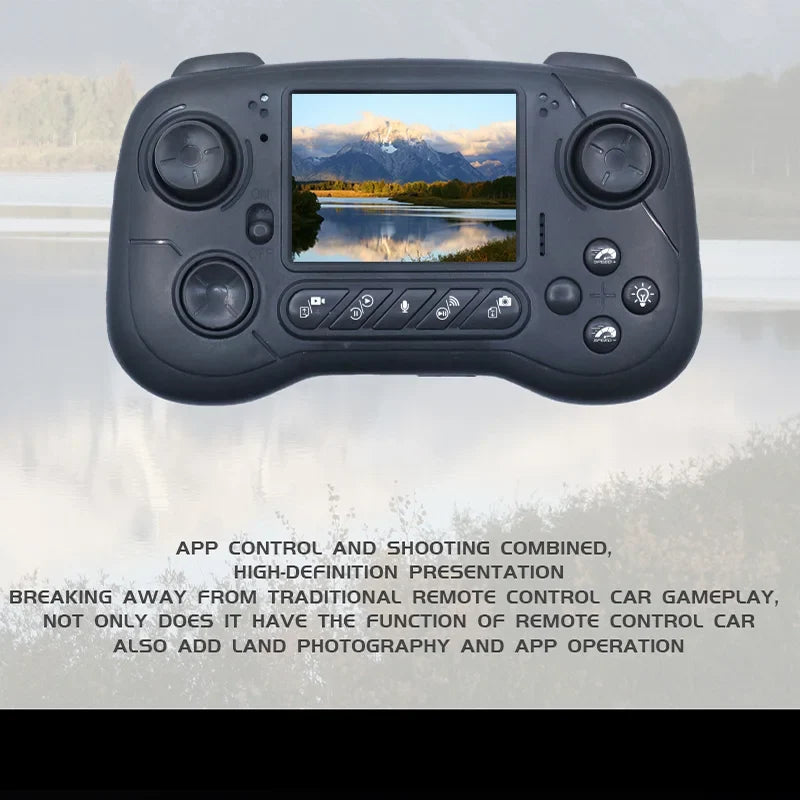 2.4G FPV Camera RC Car LCD Remote Real Time Transmission High Speed Off Road Racing Car Voice Chat Toy For Kids Adults