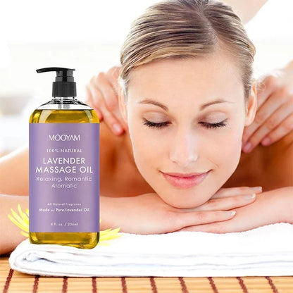 100% Pure Natural Organic Lavender Relaxing Anti Cellulite Body Skin
