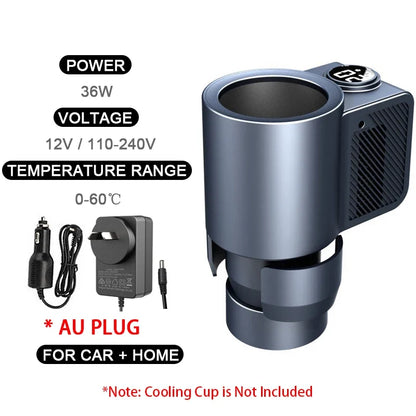 Smart 2 In 1 Car Heating Cooling Cup for Coffee Miik Drinks Electric Beverage Warmer Cooler Holder Travel Mini Car Refrigerator