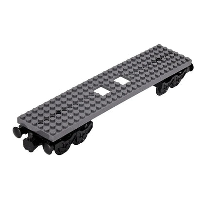 2025 New MOC City Creative Idea 6 * 28 dark grey train base Building Block Bricks Kids DIY High-tech Creative Toy