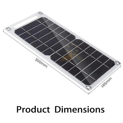 HOT SALE 20W Outdoor Solar Panel 5V 1.2A Portable Solar Photovoltaic For Charging Mobile Earphones Backpack With Buckle Hooks