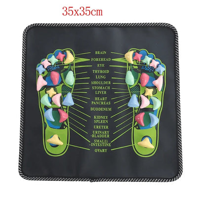 Premium Foot Massage Pad with Finger Pressure Plate and Imitation Goose Soft Stone Road - Relieve Pain and Soothe Tired Feet