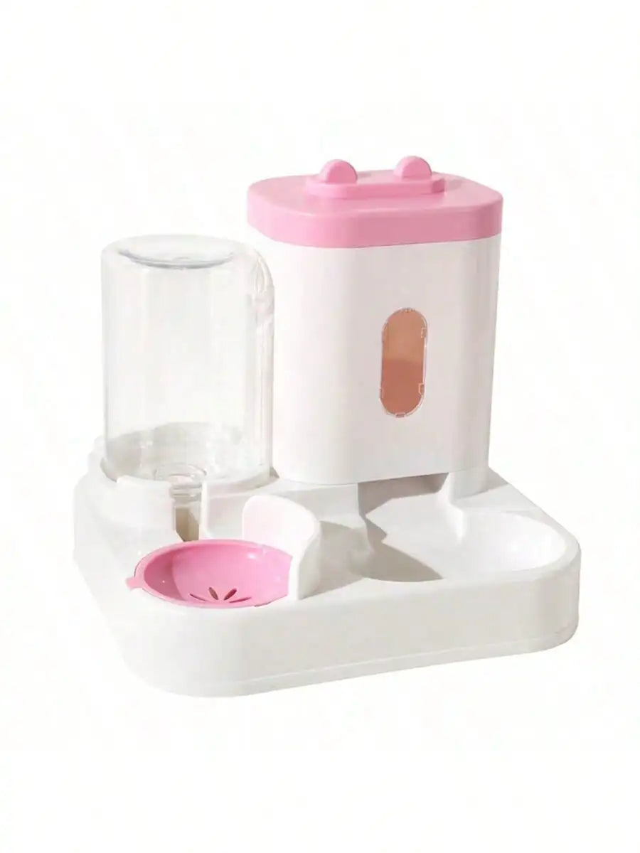 1-Pack Automatic Gravity-Fed Cat Water Dispenser & Feeder