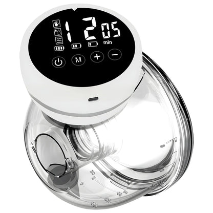 1PCS Wearable Electric Breast Pump Milk Collection Hands-free Automatic Intelligent Breast Pump Portable For Travel