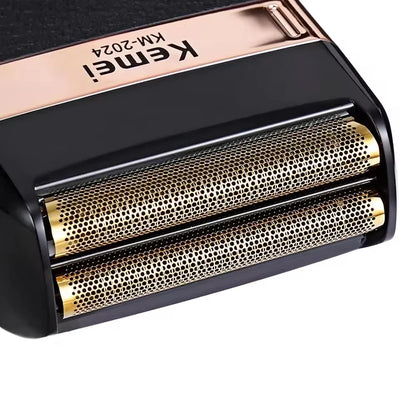 Kemei KM-2024 USB Charging Electric Shaver For Men Reciprocating Twin Blade Razor Shaver Beard Trimmer Shaving Machine