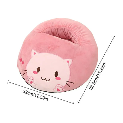 USB Foot Warmer Foot Heater Thermal Heater for Soft Plush Warm Foot Cover Electric Heating Feet Warmer for Home Bedroom