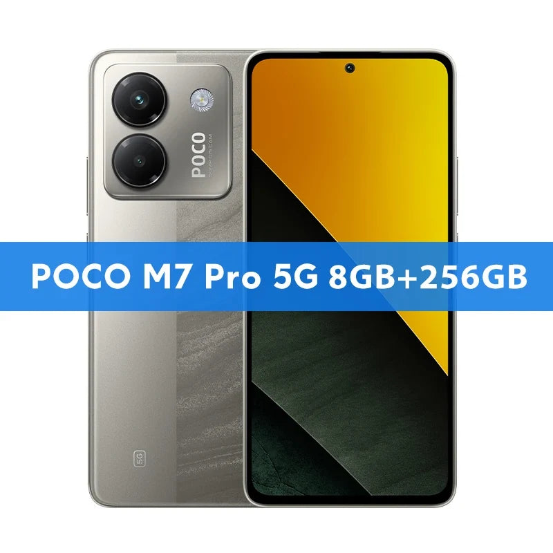 Newest POCO M7 Pro 5G Global Version Dimensity 7025-Ultra 120Hz FHD+ Eye-care AMOLED Display 5110mAh Battery NFC