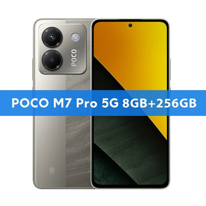 Newest POCO M7 Pro 5G Global Version Dimensity 7025-Ultra 120Hz FHD+ Eye-care AMOLED Display 5110mAh Battery NFC