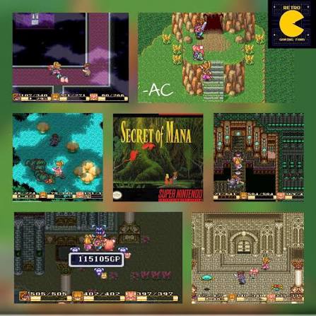 Secret of Mana SNES Video Game Cartridge Super Nintendo 1993