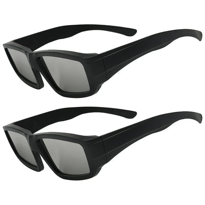 Solar Eclipse Glasses Plastic Frame Certified Safe Solar Viewer Shade For Direct Sun Observation Total Eclipse Eyewear