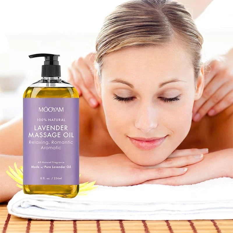 100% Pure Natural Organic Lavender Relaxing Anti Cellulite Body Skin