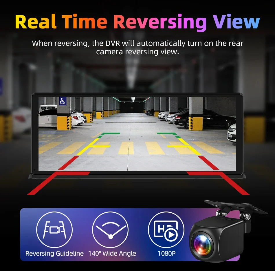Portable Wireless CarPlay & Android Auto Screen – Size & DVR Options
