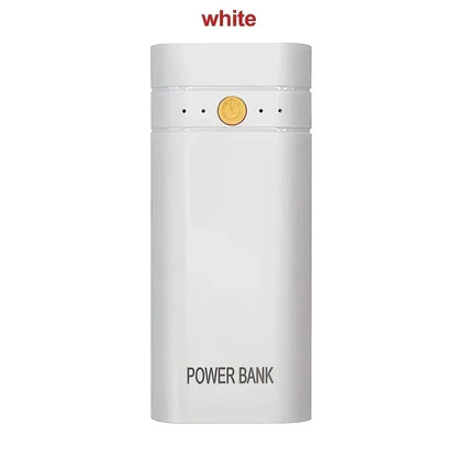 DIY Power Bank Box For Phone Electronic Charging Not Including Batteries 6000mAh 5V 2A 2X 18650 USB Type-C Battery Charger Case