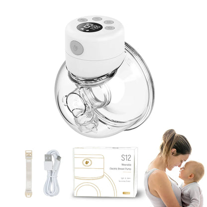Hands Free Electric Breast Pumps Mother Milk Extractor Portable Breast Air Pump Wearable Wireless Breast pump UV disinfectable