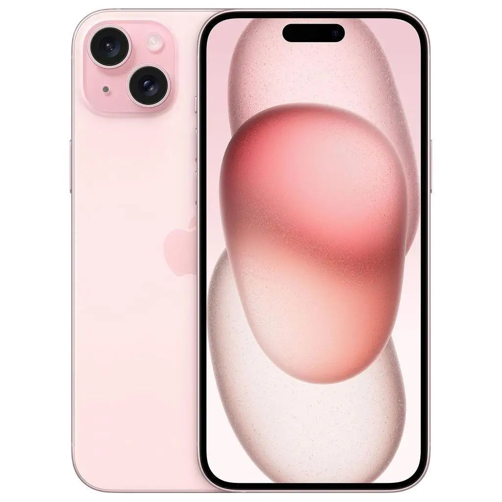 Grade 1‑4 Used Refurbished Apple iPhone 15 Plus Model A2847, Yellow‑Genuine Original Cellphone, Authentic Hardware, Free USB Charging Cord Supplied