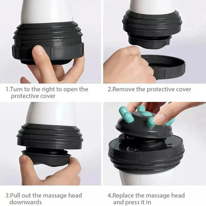 Massager Handheld Electric Body Slimming Infrared Massage Anti Cellulite Massager for Arm Leg Hip Belly Fat Remover