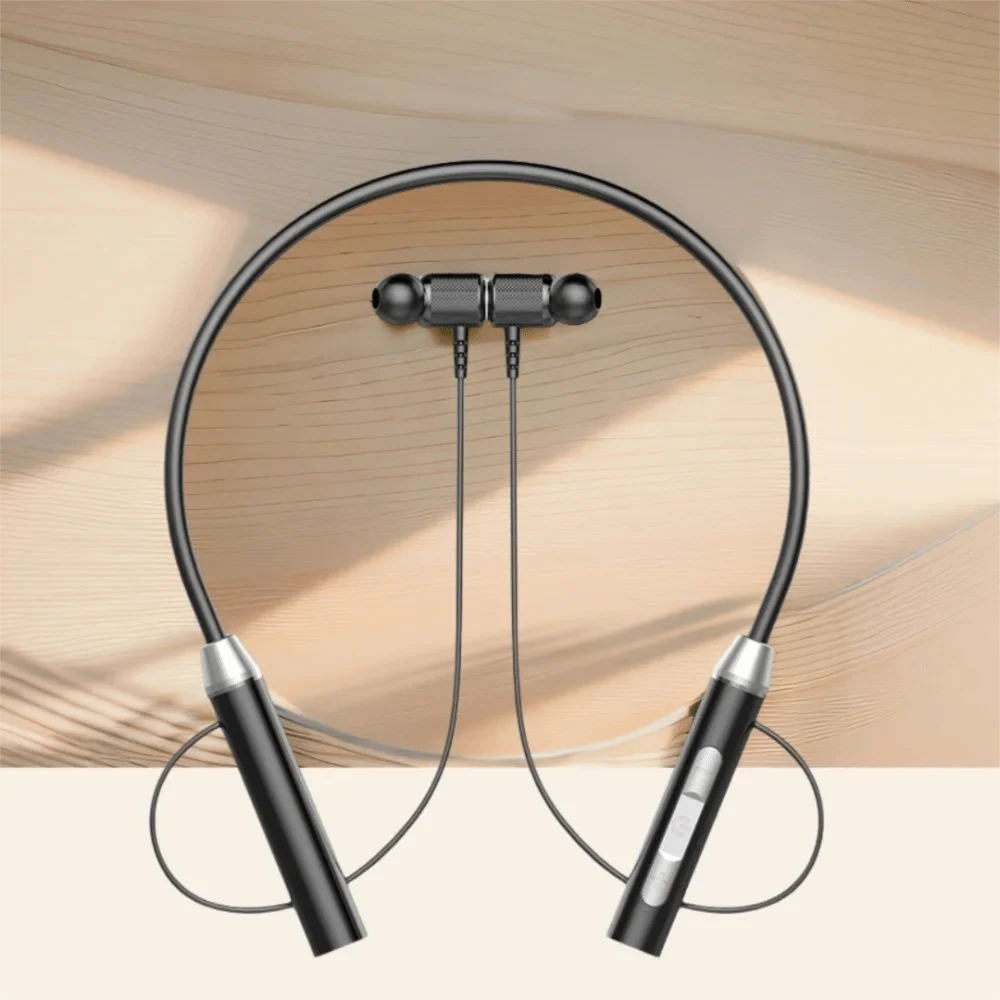 Bluetooth 5.0 Wireless Bluetooth Headphones 9D Stereo Magnetic Design Neckband Earphone HiFi Stereo With Mic Bluetooth Earphone