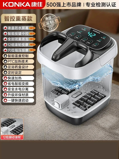 Electric massage of foot bath for heating constant temperature foot bath for 2024 new home fully automatic foot bath tub