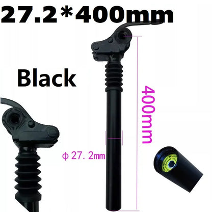 Electric Folding Bike E-Bike Shock Seatpost 25.4mm 27.2mm 28.6mm 31.8mm 33.9mm Bicycle Folding Flipped Shock Absorber Seat Post