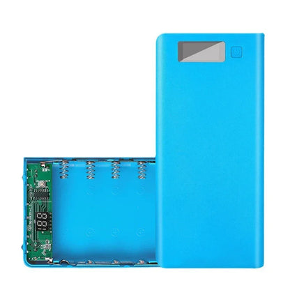 8*18650 Battery Charger Box Digital display panel Fast Charging USB Power Bank Battery Charge Box with LED Digital Display Light