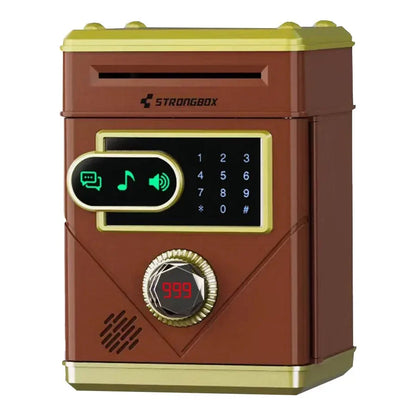 Electronic Touch Screen Piggy Bank Safety Password Mini Intelligent Music Counting Money Coin Bank ATM Banks Toys For Kids Gift