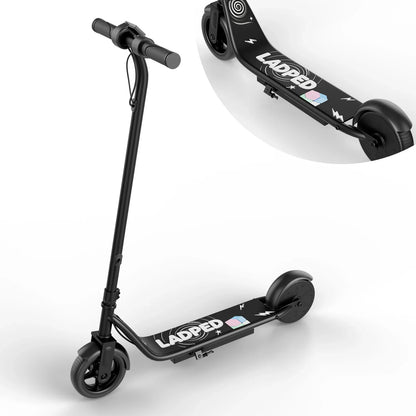 Electric Scooter for Kids - 3/6/9MPH Three Speed Modes & 10Mile Max Range, 250W Motor, 6.5" Solid Tires Commuter E-Scooter