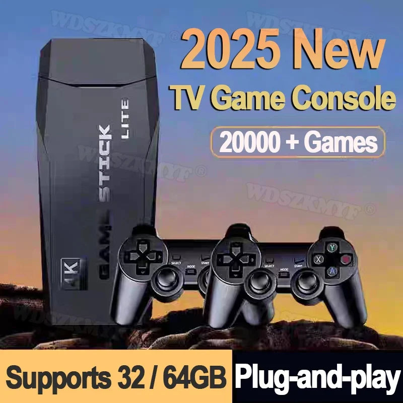 Retro TV Game Stick with 2 Wireless Controllers