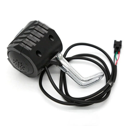 E-Bike 12V 24V 36V 48V 60V 72V Electric Bicycle Light with Horn Waterproof IPX4 Headlight Horn Set Front Headlight Horn Set