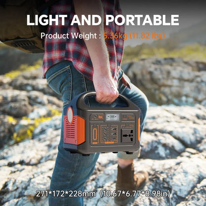 Gaiaray Solar Power Station 500W 300W Solar Generator 460WH 230WH Super Fast Charging APP Control Emergency Power Station for Home Camping Power Outages 110V US Warehouse