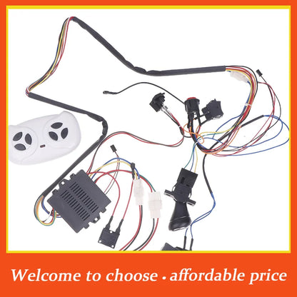 Children Electric Car DIY Modified Wires and Switch Kit with 2.4g