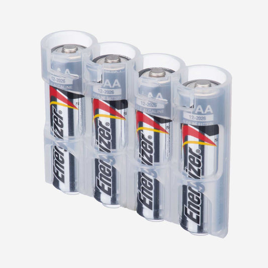 Slim Line AA 4 Pack (Clear)