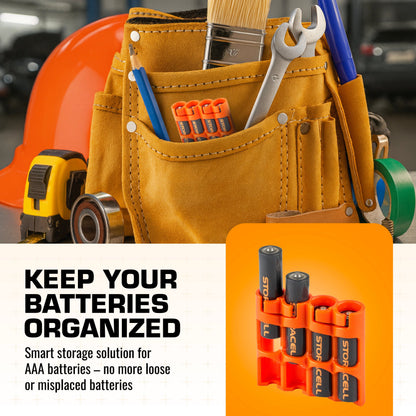 Slim Line AAA 4 Pack (Orange)