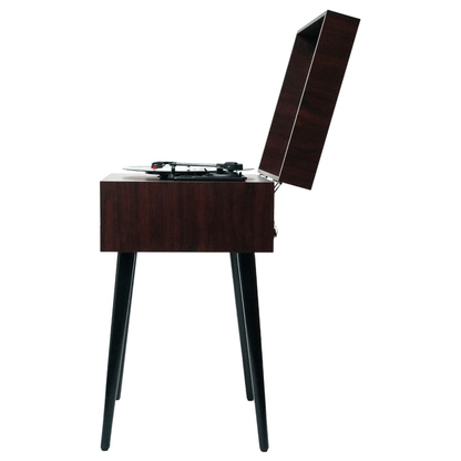 Victor Newbury 8-in-1 Music Center w Chair-Height Legs, USB Slot & AM FM Radio
