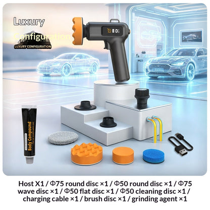Cordless Car Polisher Waxing Scratch Repair And Cleaning Tool